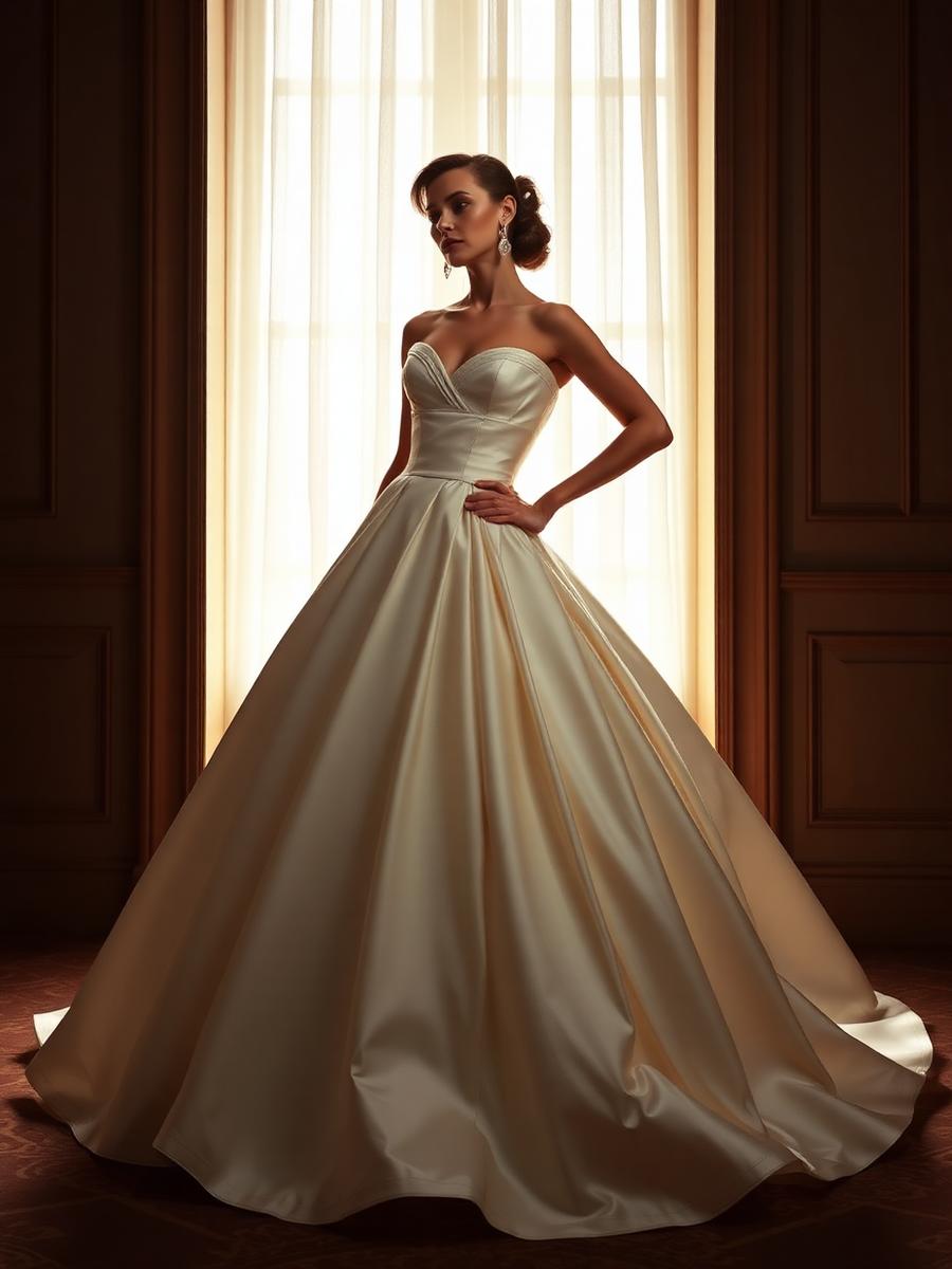 The Andalusian Ballroom — couture bridal gown by Luvea Bridal